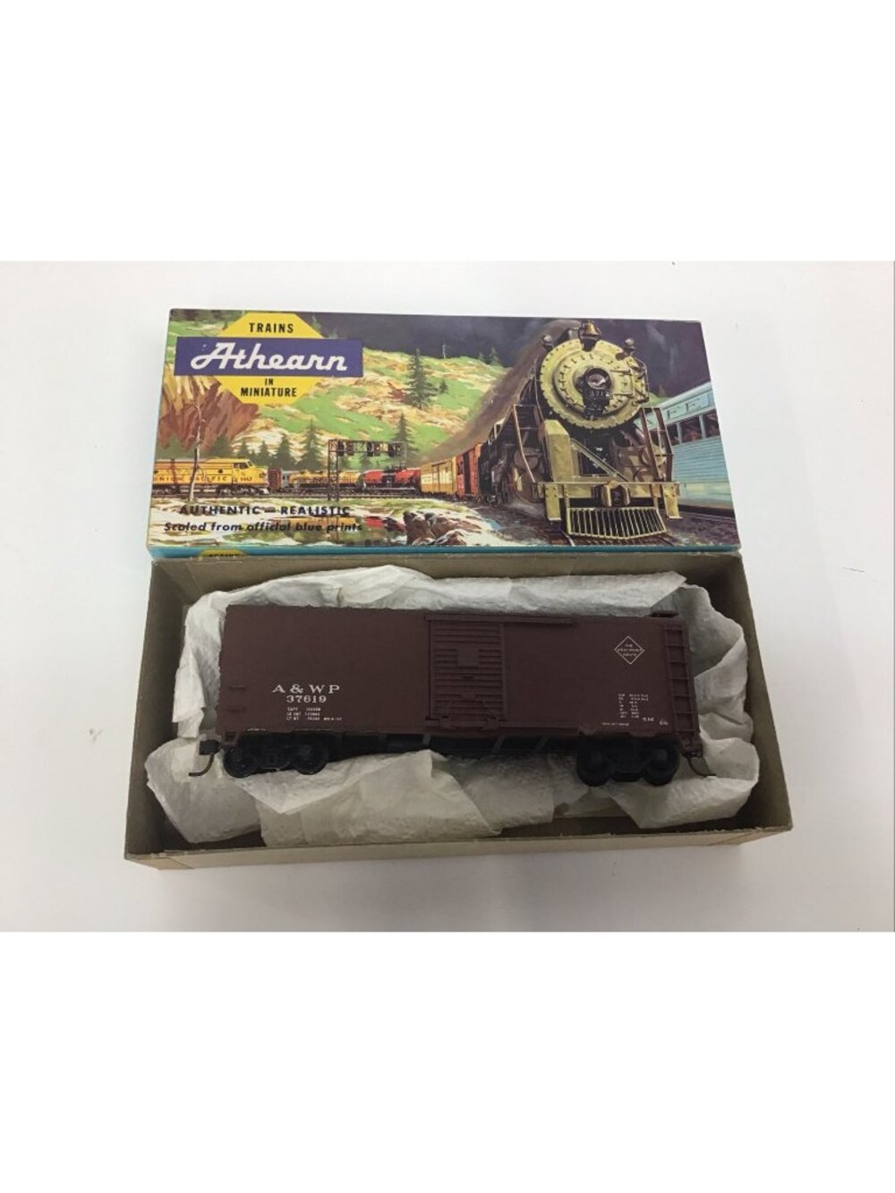 Athearn HO Scale 1204 A&WP Box Car # 37619
